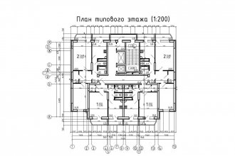 План типового этажа