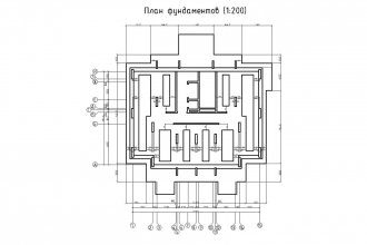 План фундаментов