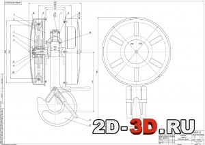 Крюковая подвеска (сборочный чертеж)