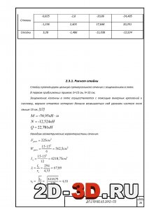 Расчет стойки