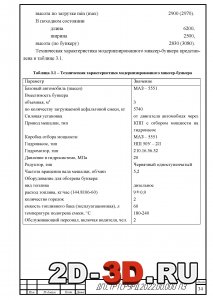 Тех. характеристика модернизированного миксер бункера